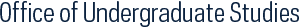 Office of Undergraduate Studies Logo